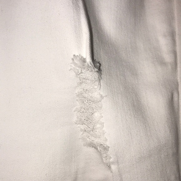 White Ripped Jeans - Picture 5 of 9